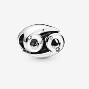 Sparking Cancer Zodiac Charm